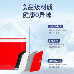 66L學生飯餐配送箱食品保鮮冷藏箱 外賣配餐箱餐飲冷鏈運輸保溫箱