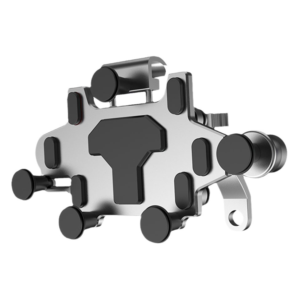 Motocicleta a prueba de golpes anti-Shake aleación de aluminio soporte para teléfono móvil coche eléctrico universal ciclismo motocicleta amortiguación soporte de navegación para teléfono móvil