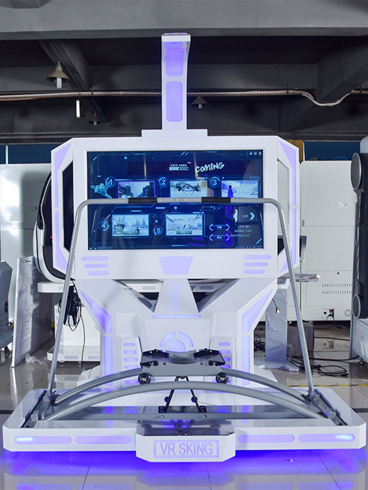 Gran equipo de deporte digital comercial VR máquina de esquí simulada interior pabellón de experiencia interactivo de ocio entretenimiento inmersivo