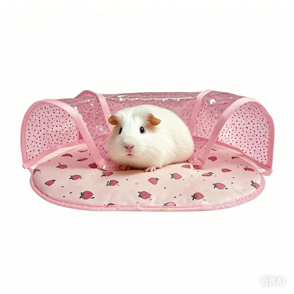 Маленький туннель для домашних животных, коврик для гнезда, кролик, шиншилла, морская свинка, медовый мешок, охлаждающий коврик для ласки, интерактивный туннель для укрытия