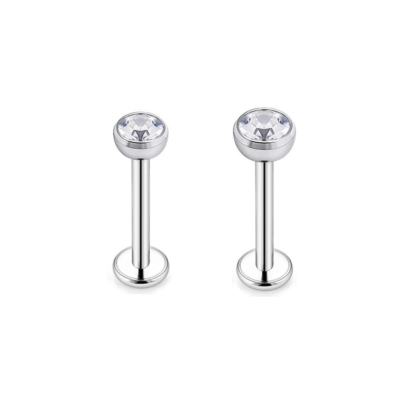 G23 Titanium Nose Stud With 5a Zircon Bowl Shaped Internal Thread_voghion.com
