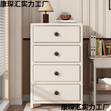 加厚抽屉式收纳柜多层落地床头柜宿舍杂物置物架玩具零食储物柜子