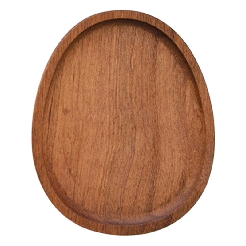 Фабрика прямо в наличии твердая деревянная тарелка закуска Тарелка десертная тарелка закуска овальный деревянный поднос