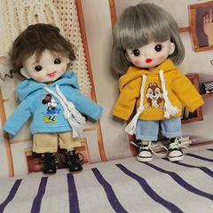 Manufacturer ob11 doll clothes casual sweatshirt molly hooded sweatshirt 12 points bid baby clothes GSC body