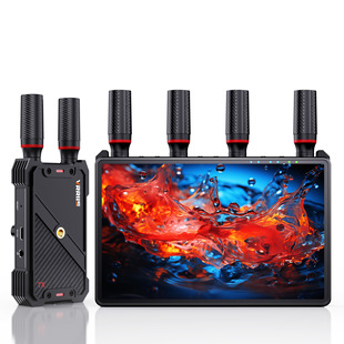 Cross-Border New Product HDMI Wireless Image Transmission Can Pass through Walls and Supports One Transmission and Five Receptions with a Transmission Distance of 400m with Screen