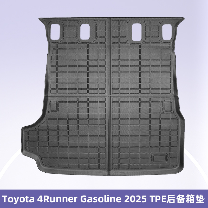 Para Toyota 4Runner 2025 combustible 3D para todo clima material TPE almohadilla para el pie del maletero