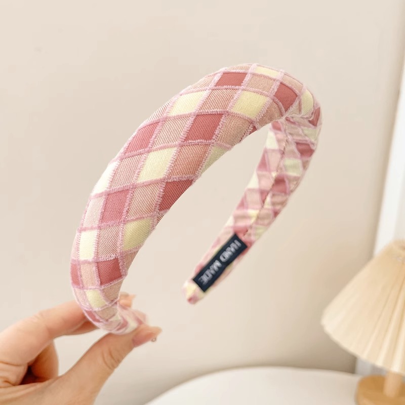 Alta gama Chanel estilo alto cráneo superior diadema de las mujeres de todo partido pelo presionando diadema pelo paquete temperamento tocado horquilla grutas pelo