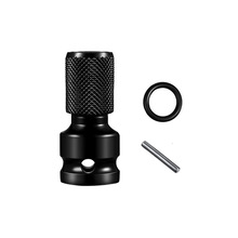 1件代发电动扳手伸缩弹套1/2转换头电钻工具配件六角柄快脱风炮用