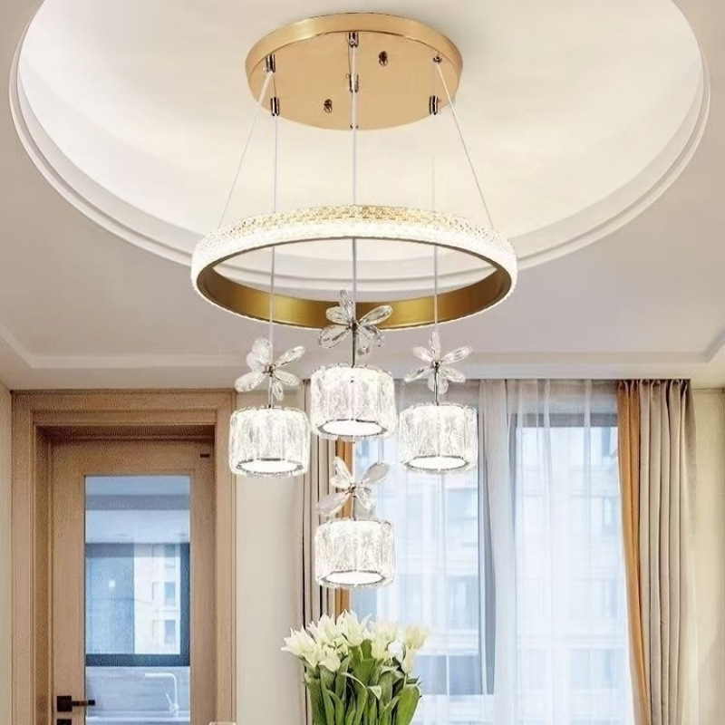 2025 lámpara roja de red moderna simple lámpara de comedor lámpara de balcón lámpara de sala lámpara de tarjeta lámpara de bar