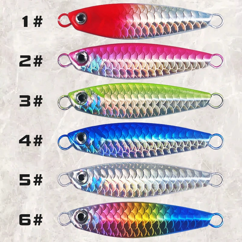 Длинная приманка для ловли скумбрии, специализированная для мандариновой рыбы и окуня, с тройными крючками, тонущая, с дизайном под чешую.