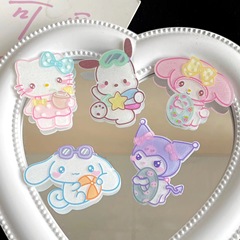 Sanrio swimming ring series patch acrylic diy cartoon mobile phone case cream glue cartoon accessories material batch