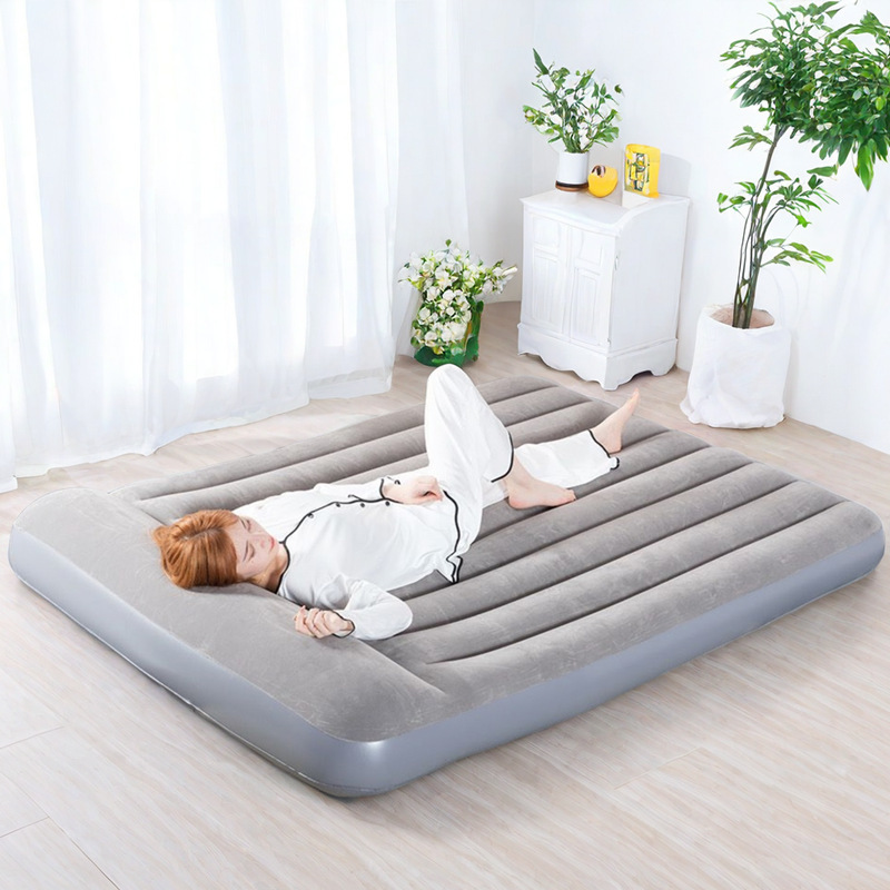 Factory Direct Sales Inflatable Mattress for Single Household, Drop Shipping Internet Celebrity Double Foldable Air Mattress for Camping Ground