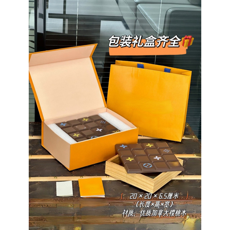 欧式巧克力实木客厅茶几礼盒包装送礼伴手礼收纳盒木盒