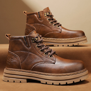 Autumn 2024 new men's outdoor leisure Joker lovers foreign trade hot Martin boots a generation of hair