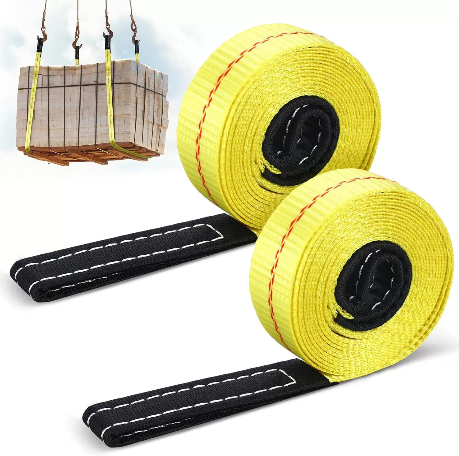 Мощный буксирный трос буксировочный ремень наружный аварийный инструмент