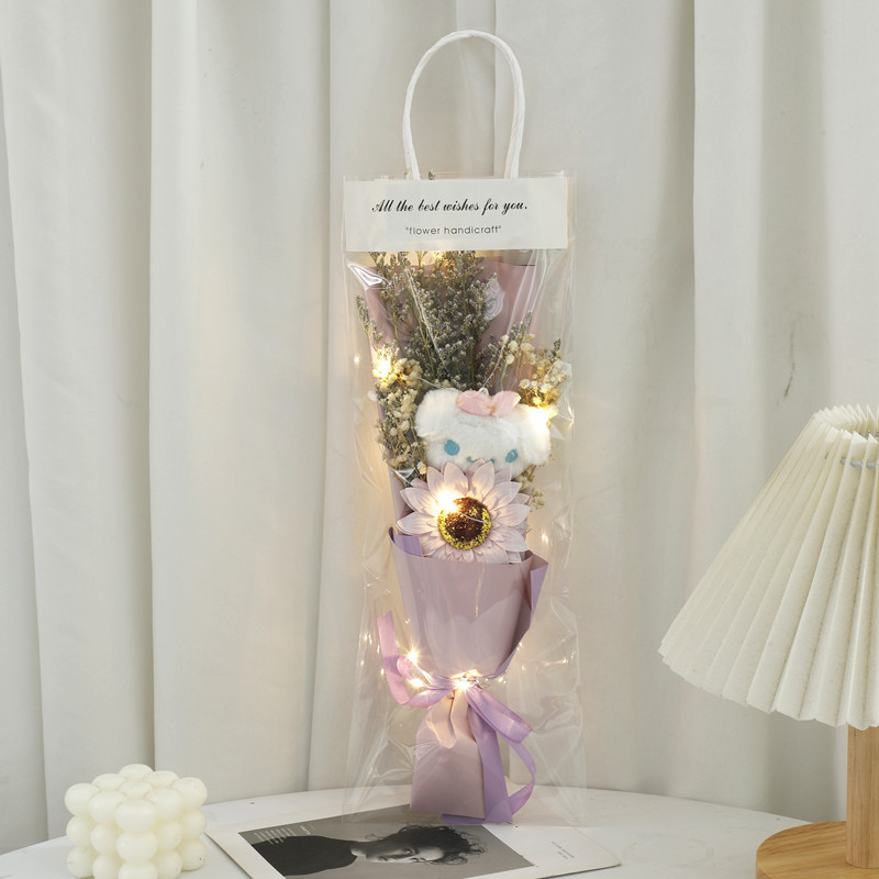 38 Diosa Festival bolsa Yugui perro muñeca Rosa ramo de jabón para enviar amigos y novias regalo