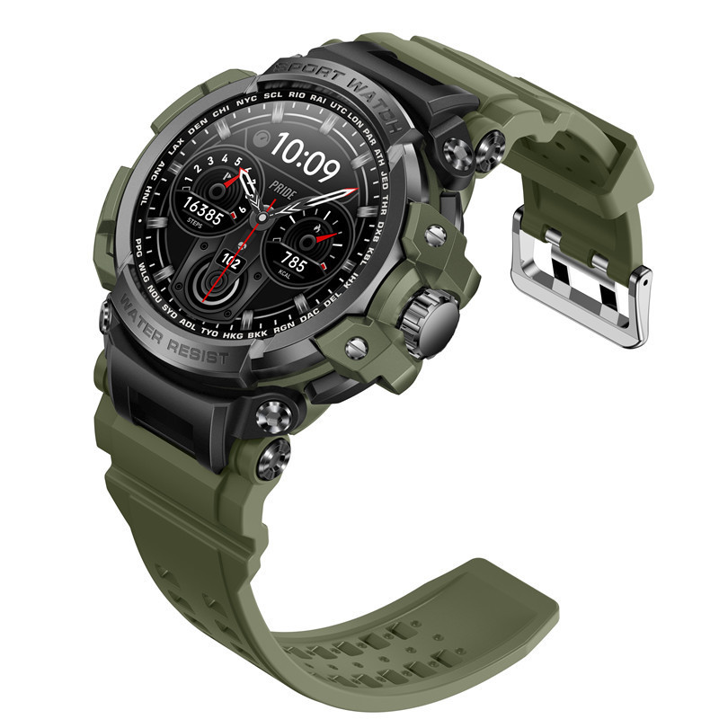 跨境 LC16戶外運動手錶1.32寸男士智能手錶藍牙通話心率睡眠監測