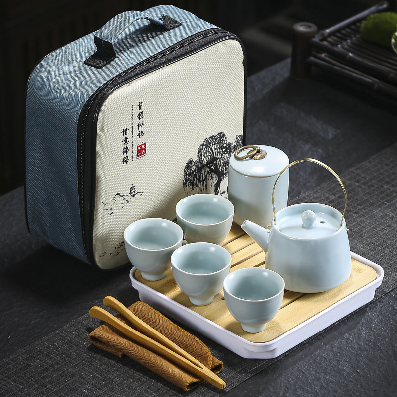旅行茶道具哥窯汝窯セット卸売り茶皿家庭用結婚開業不動産のお土産はloを追加することができます。|undefined