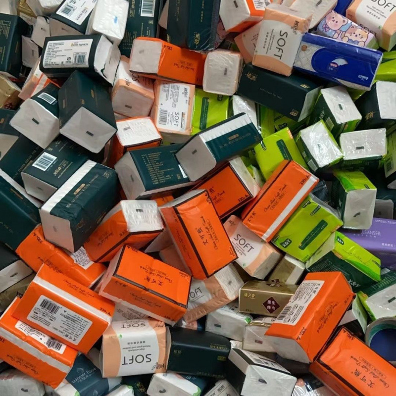 Clearance Sale! Large Quantity of Defective Second-Grade Tissue Paper by the Pound, Suitable for Hotels, Dormitories, Stalls, Cheap Random Household Bulk