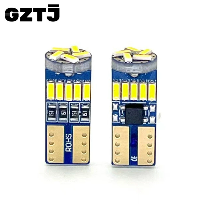 Мотоцикл автомобиль Светодиодная лампа T10 индикатор ширины W5W 12V бесступенчатая лампа для чтения 15smd Вождение маленький свет номерного знака