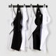 Summer men's vest cotton new round neck fitness sleeveless bottoming sports I-shaped undershirt cotton vest fashion