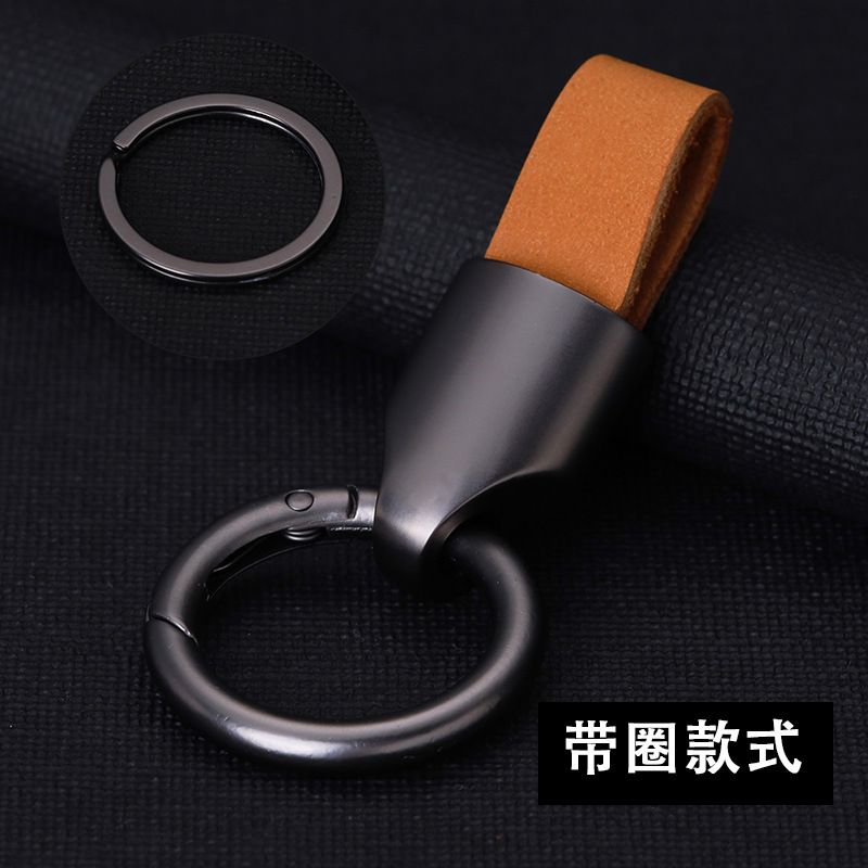 Colgante de llavero de coche de gamuza colgante de anillo de llavero de coche de alta gama creativo personalizado para hombres y mujeres