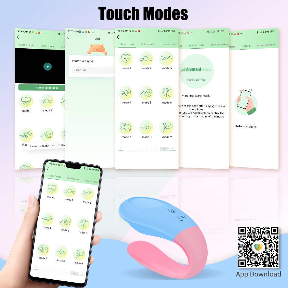 Wibrowator sterowany aplikacją z pilotem dla kobiet_voghion.com