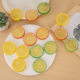 Simulation lemon slice hairpin funny fun cute fruit slice girl side bangs hair card night market stall creativity