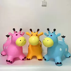 Нетоксичная надувная игрушка для прыжков с сидением, защита при падении