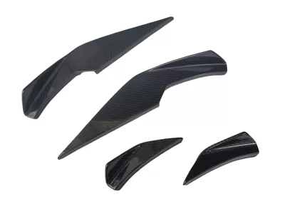 with Dry Carbon Fiber Mp-Style Small, Big Surrounded - front-bumper-air-knife