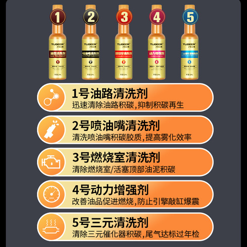 Factory direct sales fuel system additive carbon deposit remover car fuel treasure exhaust pipe three-way catalytic cleaning