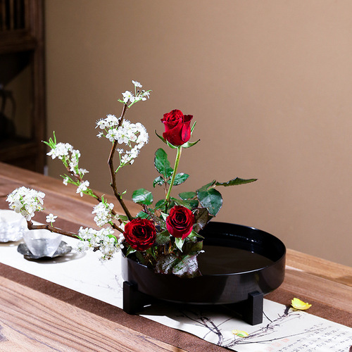 Kenzan Chinese flower arrangement vessel Japanese Zen style Ohara flower arrangement flower arrangement flower pot plastic flower plate flower arrangement disc