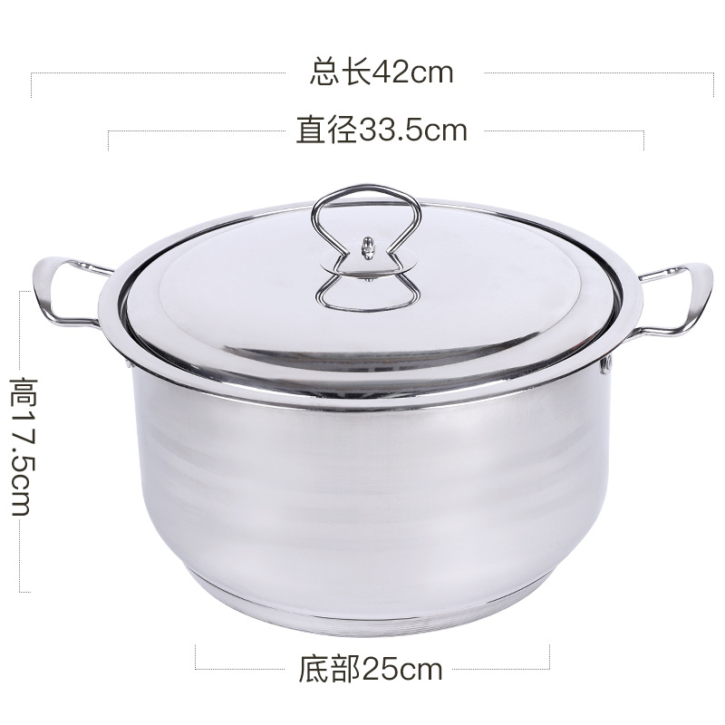 Nuevo conjunto de ollas transfronterizas de tres piezas modernas y simples caseras antiadherentes regalo de reunión anual al por mayor caja de regalo de ollas de sopa