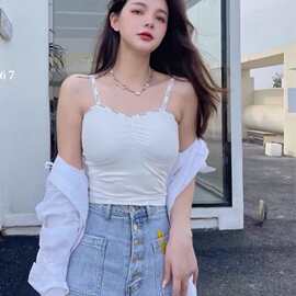 1617#新品尾货美背时尚百搭长款乳胶固定杯美背文胸包邮批发