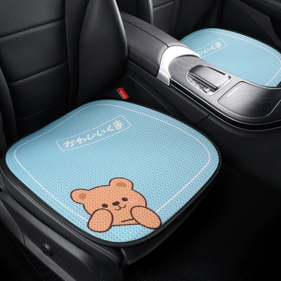 New Summer Car Cushion: Seat cushion, seat cover - winnie-the-pooh-blue-front-row-two