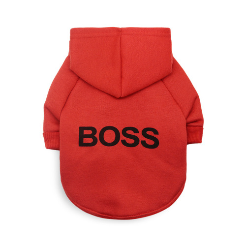 Pet Supplies Dog Clothes Fleece Hooded Pet Sweater Wholesale Teddy Clothes Small Dogs Autumn and Winter