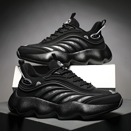 New thick-soled dad shoes, men's shoes, outdoor wear-resistant coconut shoes, sports and casual running, Jinjiang fashionable shoes