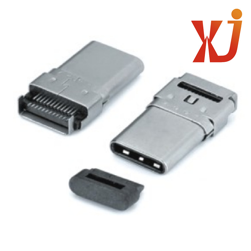 贴片TYPE C插头 24p 大电流USB Type c公座  小型Type c公头24PIN