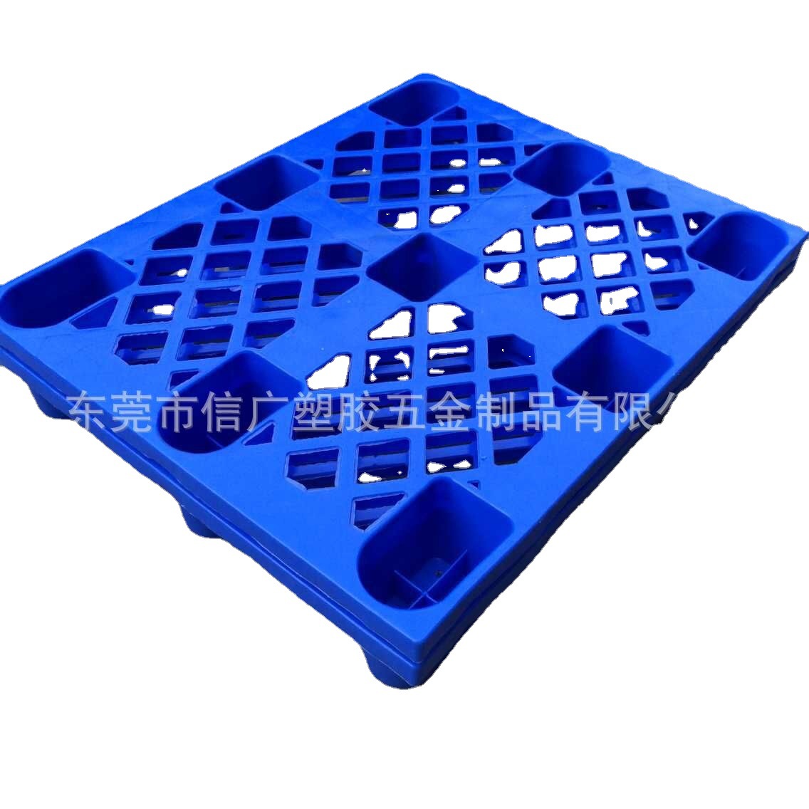 加厚塑料网格九脚塑料托盘 全新料单面栈板 仓库运输机