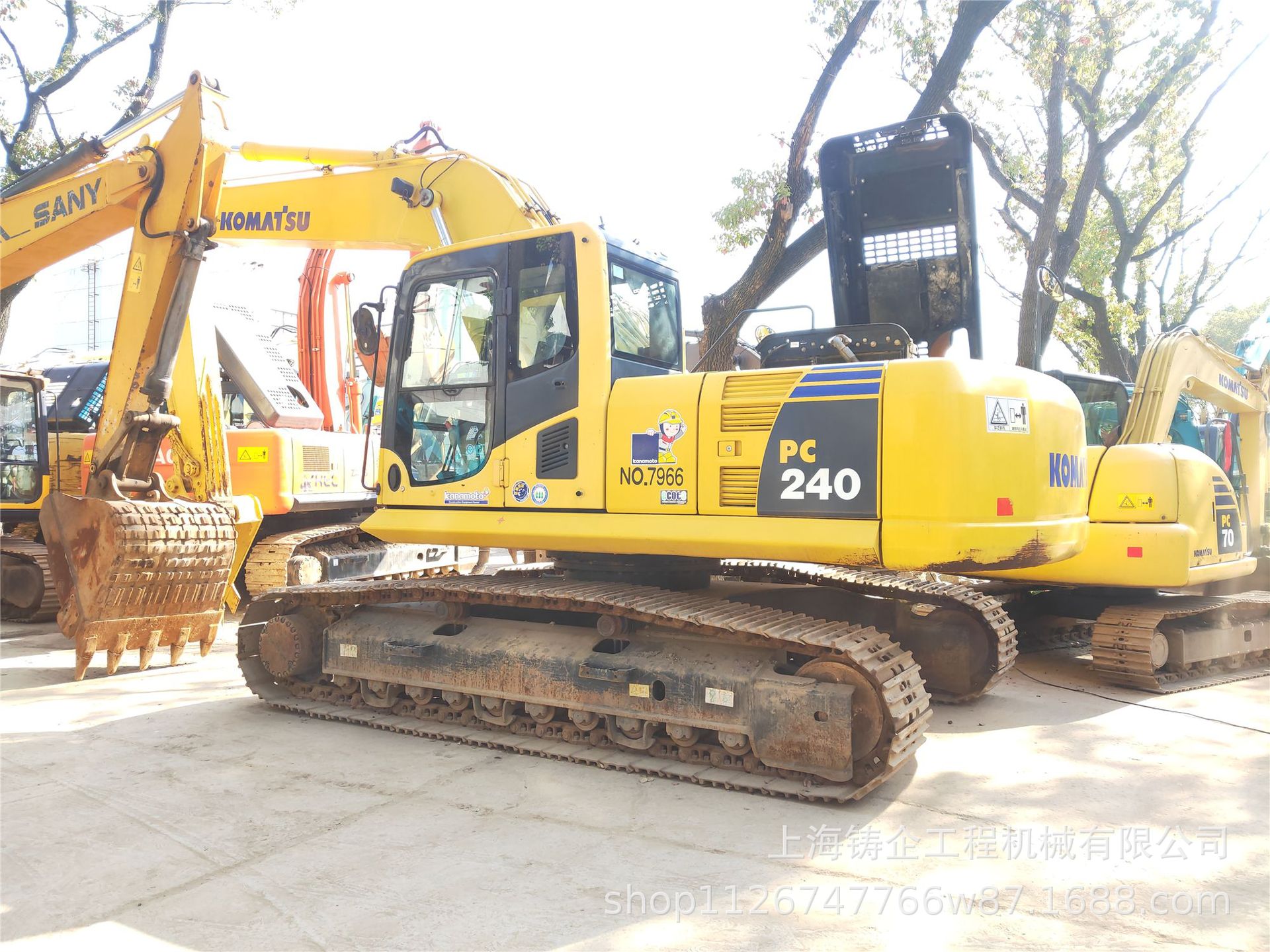 Komatsu小松液压挖掘机PC240LC-8九成新钩机24吨通用中型挖土机