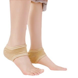 Heel Moisturizing Anti-chapped Protective Cover Half-size Pure Cotton Socks Anti-cracked Foot Socks Men's and Women's Heel Patch Soft Rubber Protection