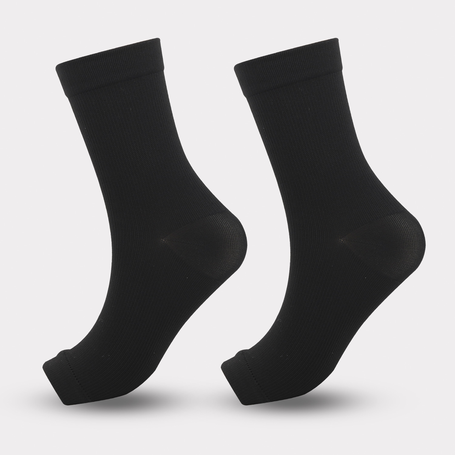 Calcetines de yoga transfronterizos, calcetines de compresión con protección para el tobillo, calcetines deportivos abiertos para correr, calcetines de presión, unisex para fitness