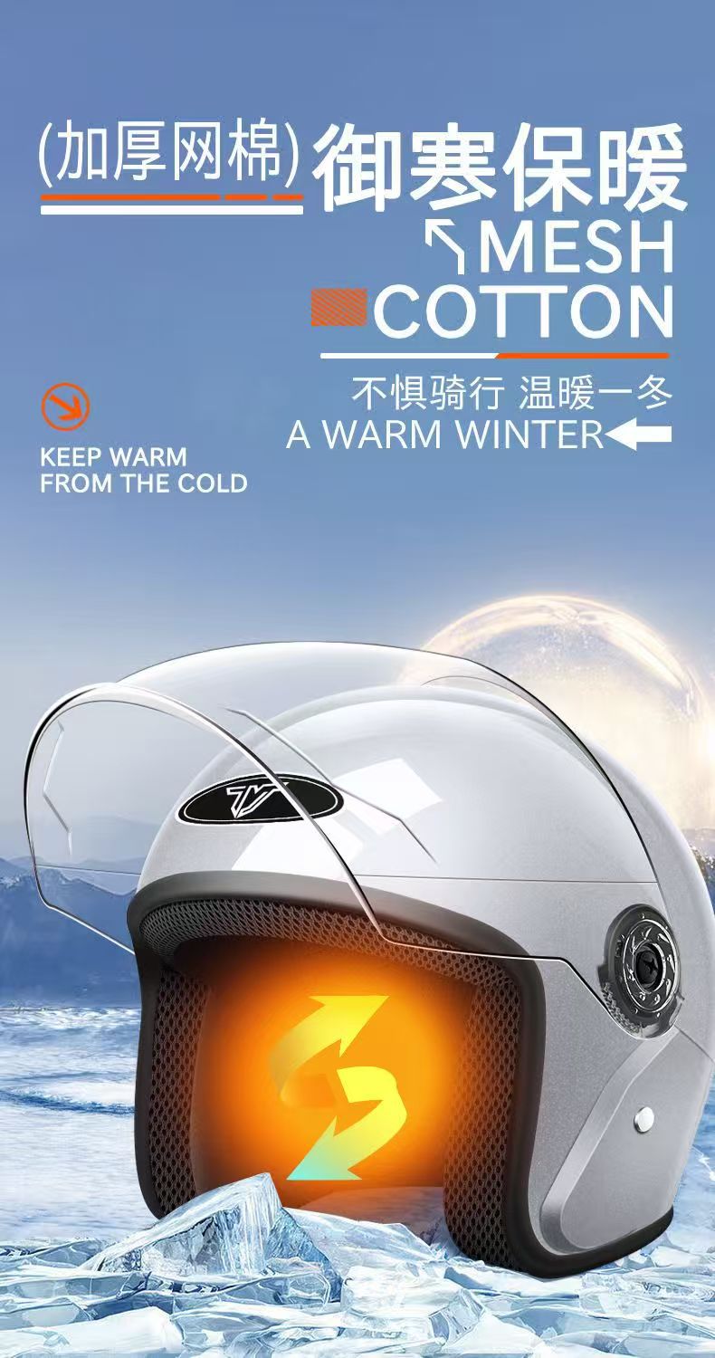 Special Offer on New National Standard 3C Autumn/Winter Electric Bike Helmet for Men and Women, Stylish and Adjustable for Electric Scooters
