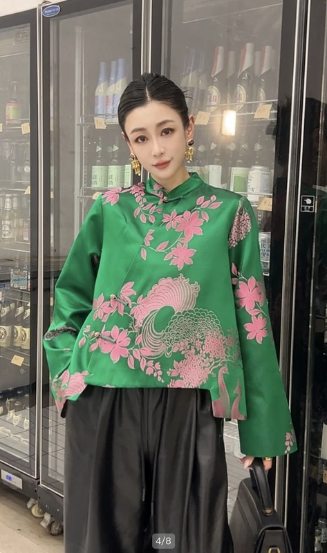 深圳南油真丝老缎外套重磅真丝提花外套新中式国风上衣时尚气质款|undefined