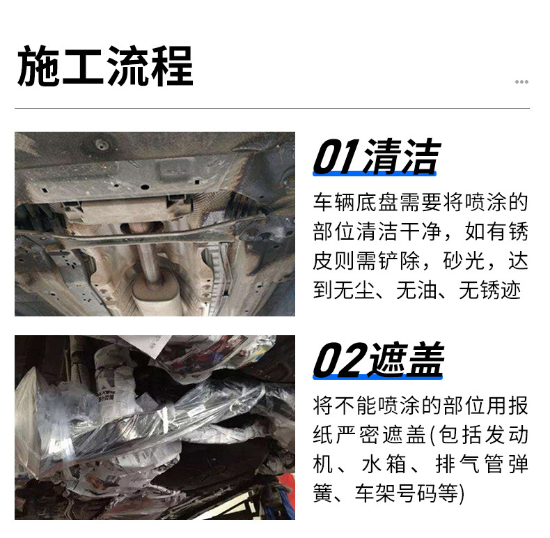 Undercarriage Armor Self-Spraying Car Undercarriage Anti-Corrosion and Anti-Collision Resin Rubber Anti-Rust Anti-Aging Soundproof Particle Spray Agent