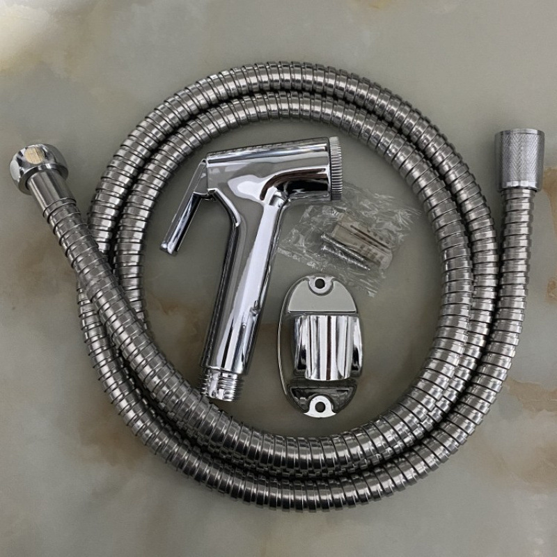 Wholesale cuerpo limpio lavador de la mujer set inodoro pistola de pulverización inodoro grifo inodoro inodoro pressurizado enjuague boquilla de pulverización transfronteriza