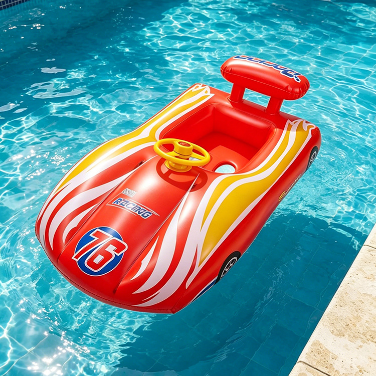 Anillo de natación infláble para niños pequeños barcos de agua para bebés embarcaciones de agua engrosado PVC asiento de niños PVC ecológico image 35