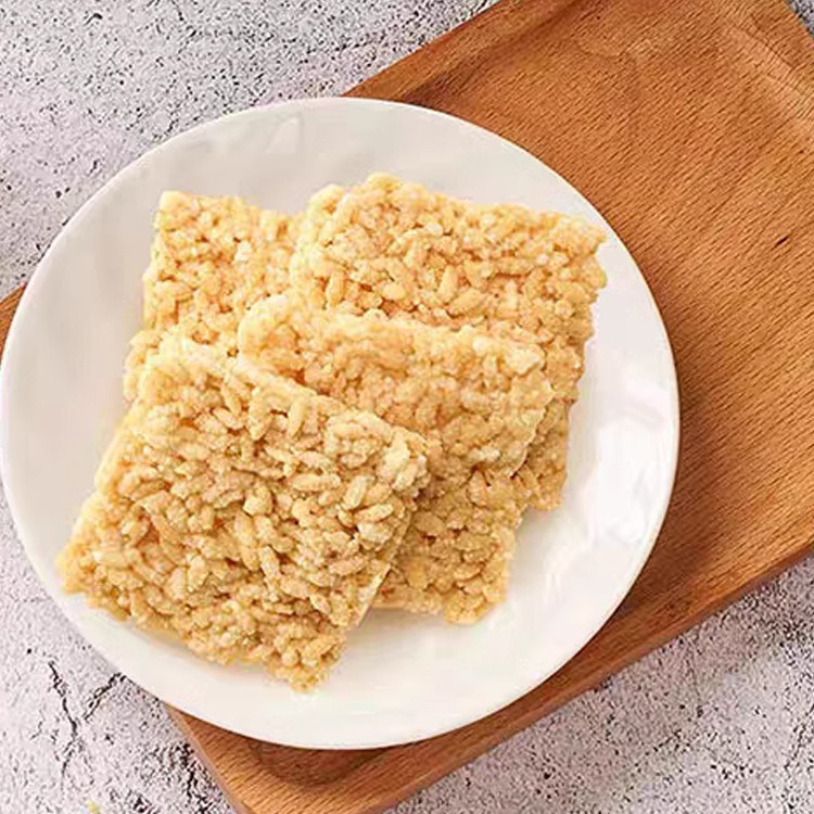 來伊份糯米鍋巴268g休閒零食大米鍋巴小吃膨化食品安徽特產小袋裝