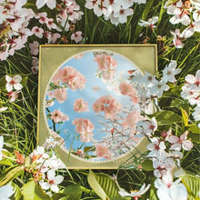 樱花2025新款法式镜子画日式镜面装饰画免打孔桌面落地画斗柜摆画