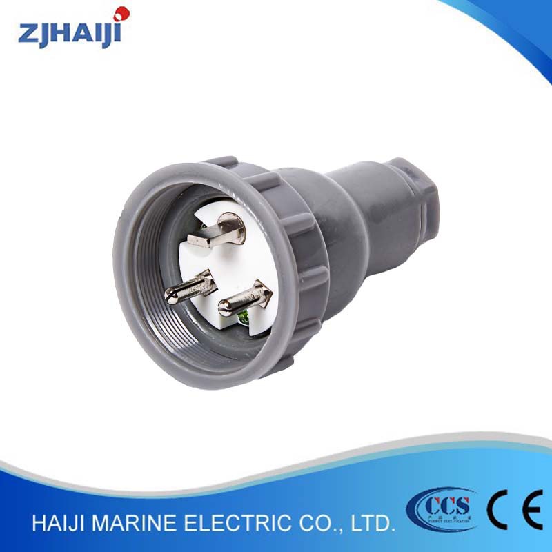 厂家直销 船用接插件 125V/10A船用水密尼龙插头CTF2-3